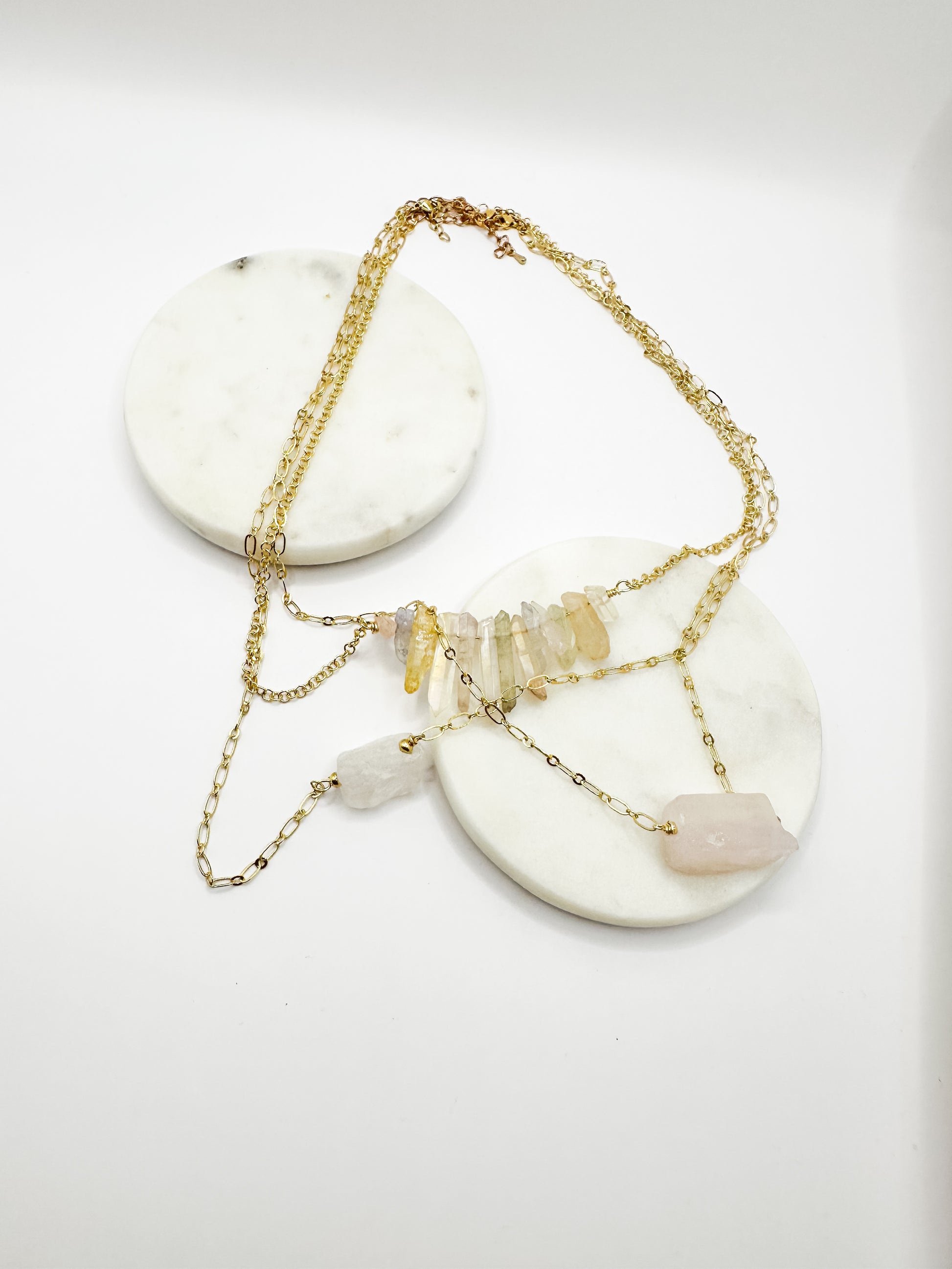 Quartz Necklaces - Luna by Cinthia Garcia