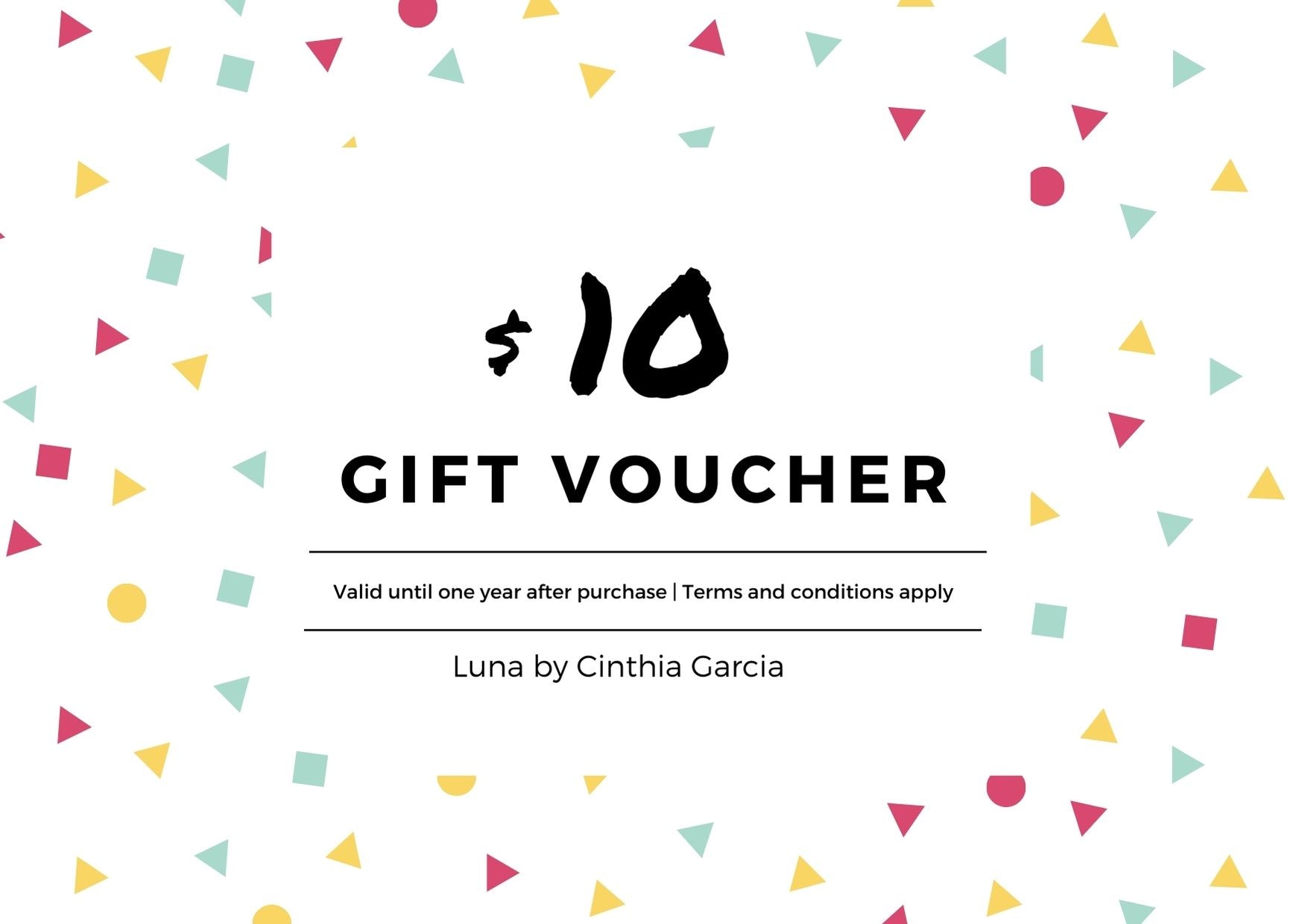 Luna Gift Card - Luna by Cinthia Garcia