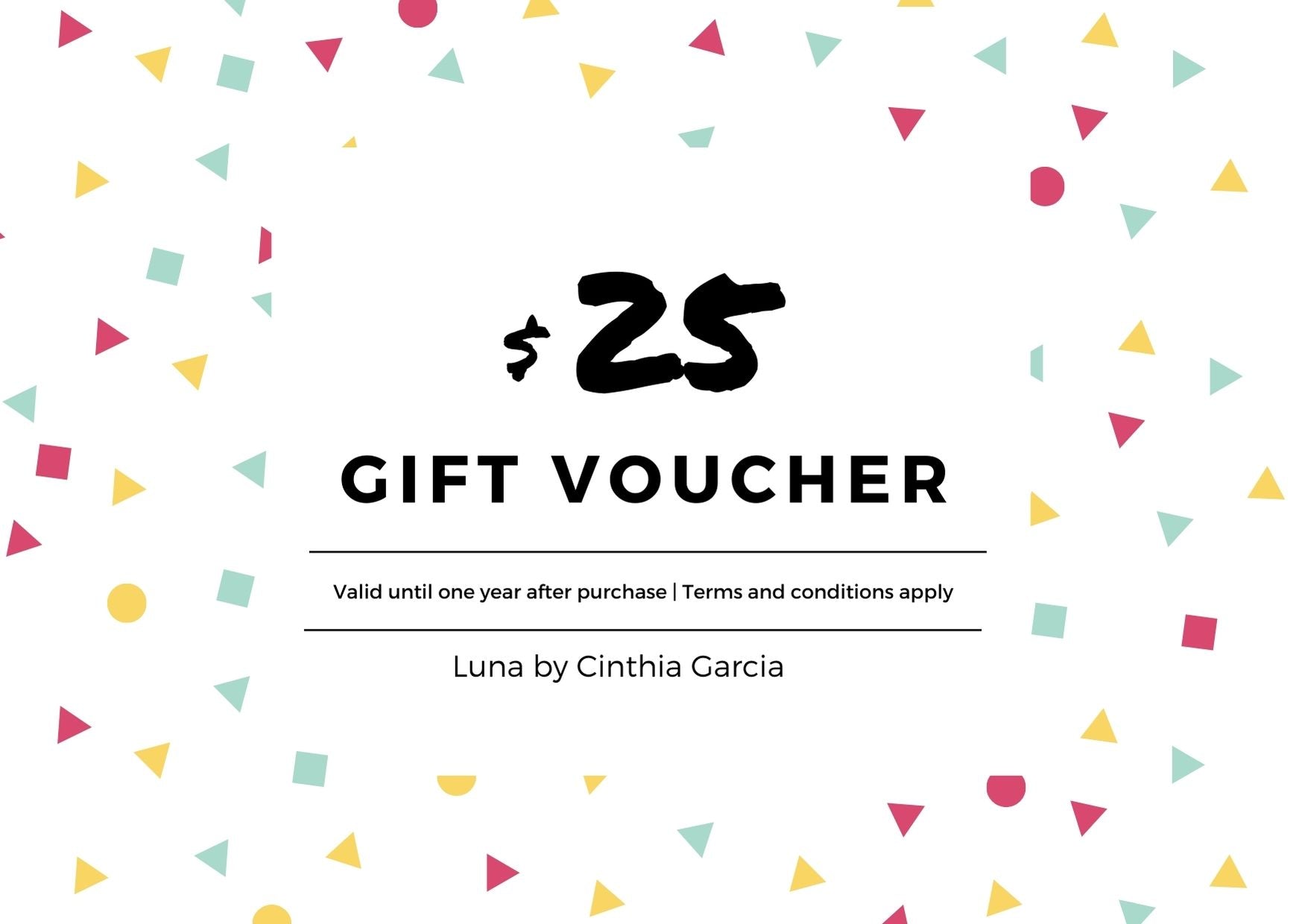 Luna Gift Card - Luna by Cinthia Garcia