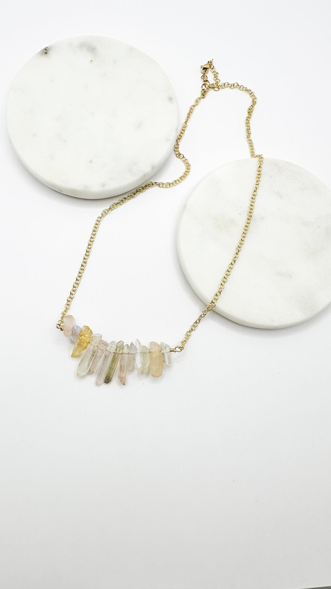 Quartz Necklaces - Luna by Cinthia Garcia