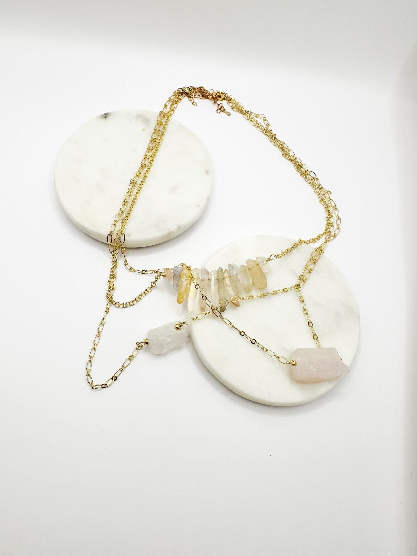 Quartz Necklaces - Luna by Cinthia Garcia