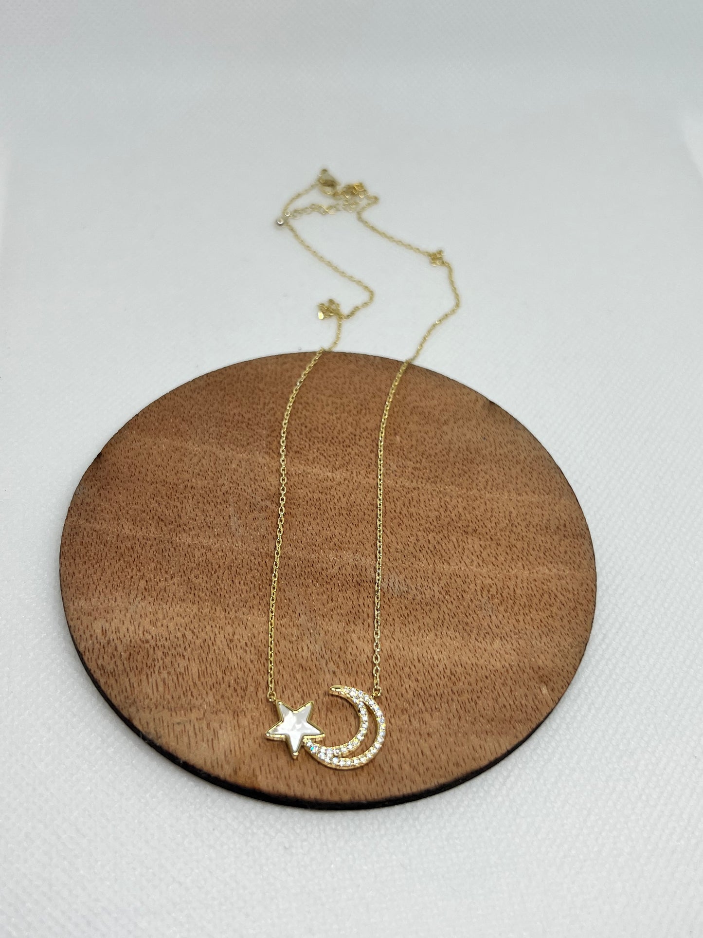 Moon & Star Necklace - Luna by Cinthia Garcia